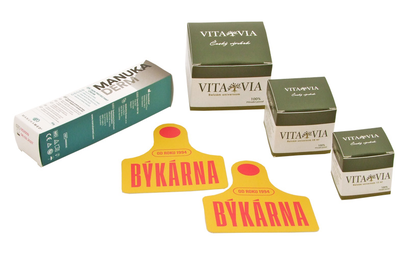 Ukázka výrobků zhotovených na plotru